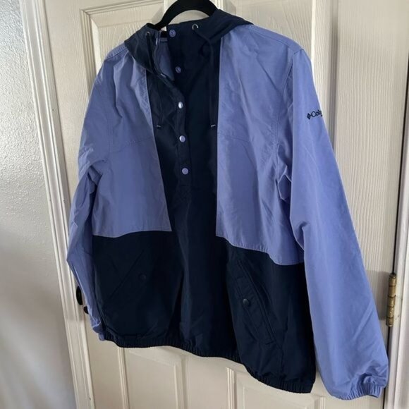 Columbia PFG Purple Pullover Windbreaker Sz Lg Outdoor Hiking - Picture 16 of 16